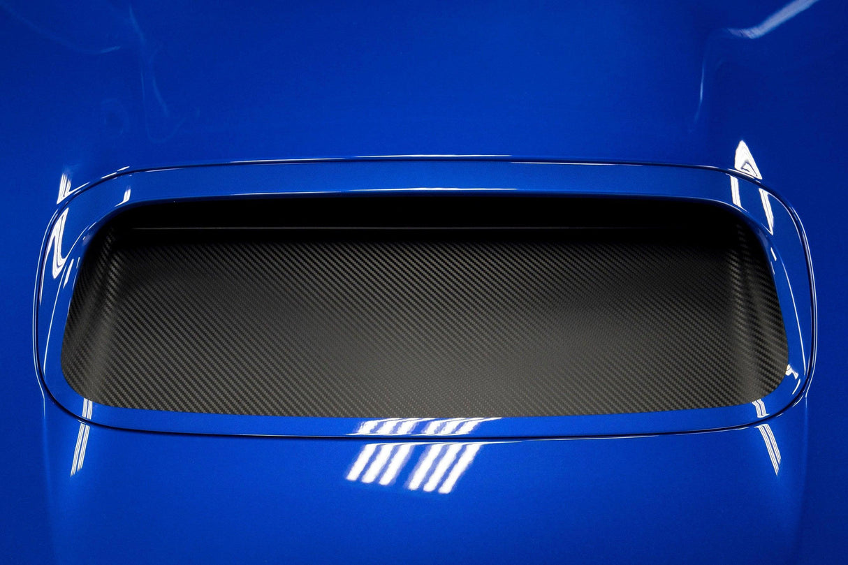 3D Carbon Hood Scoop Overlay for 2015-2021 Subaru WRX / STI