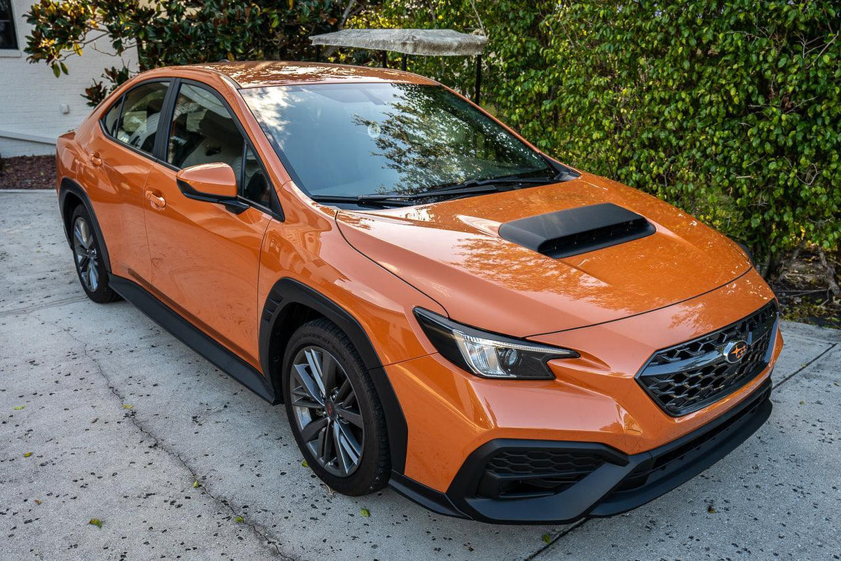 3D Carbon Hood Scoop Overlay - 2022+ Subaru WRX