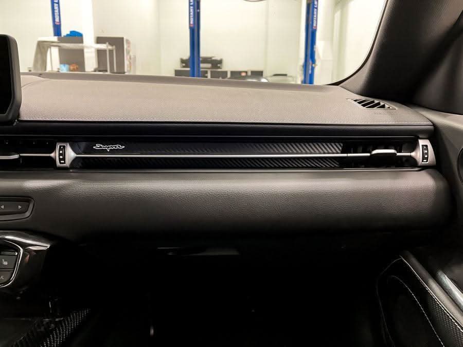 3D Carbon Passenger Side Dash Interior Overlay - 2020+ Supra
