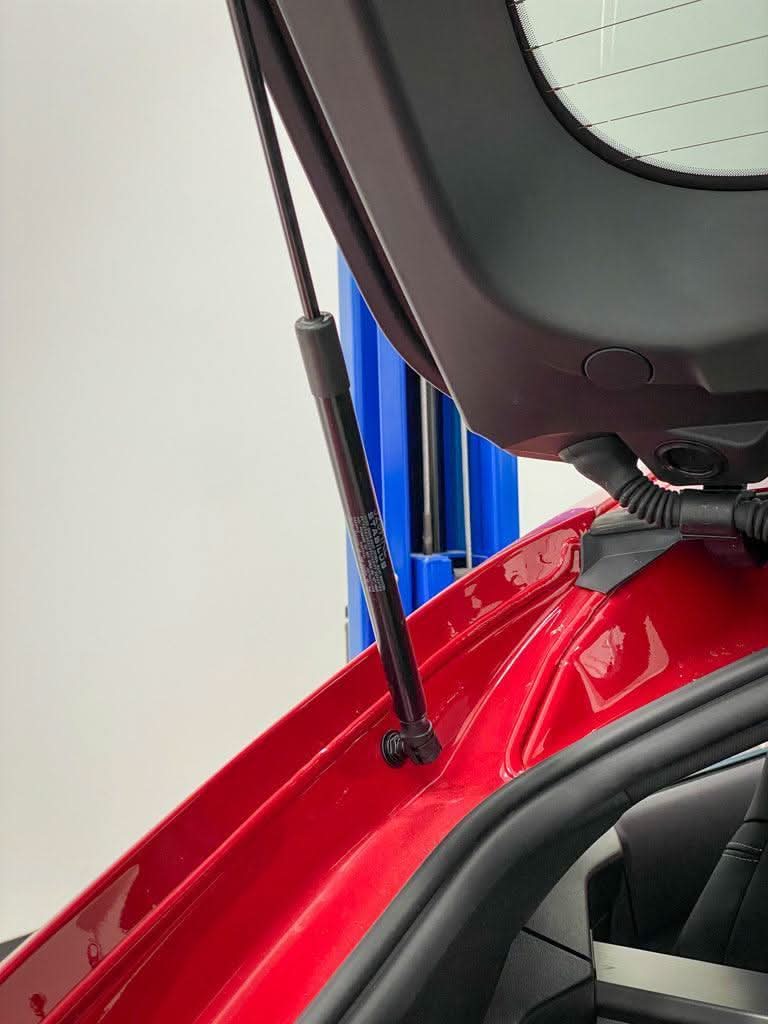 3D Carbon Trunk Hatch Strut Overlays - 2020+ Supra