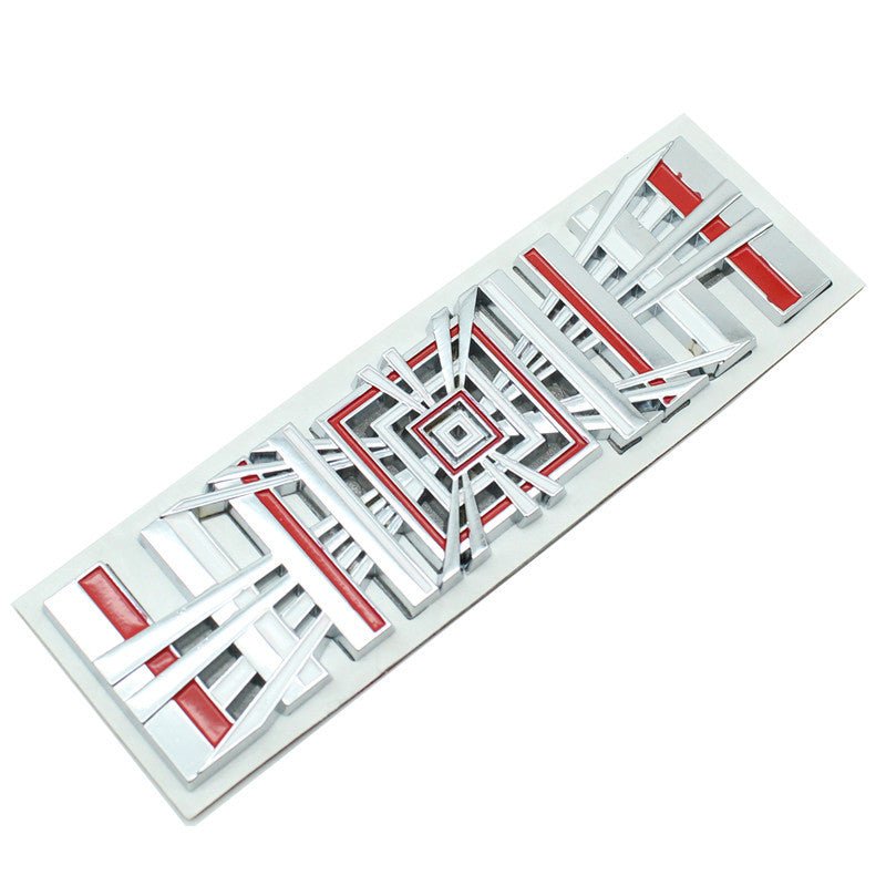 3D Metal Letter Emblem Badge | Multiple Styles | 3M Adhesive | Custom Lettering