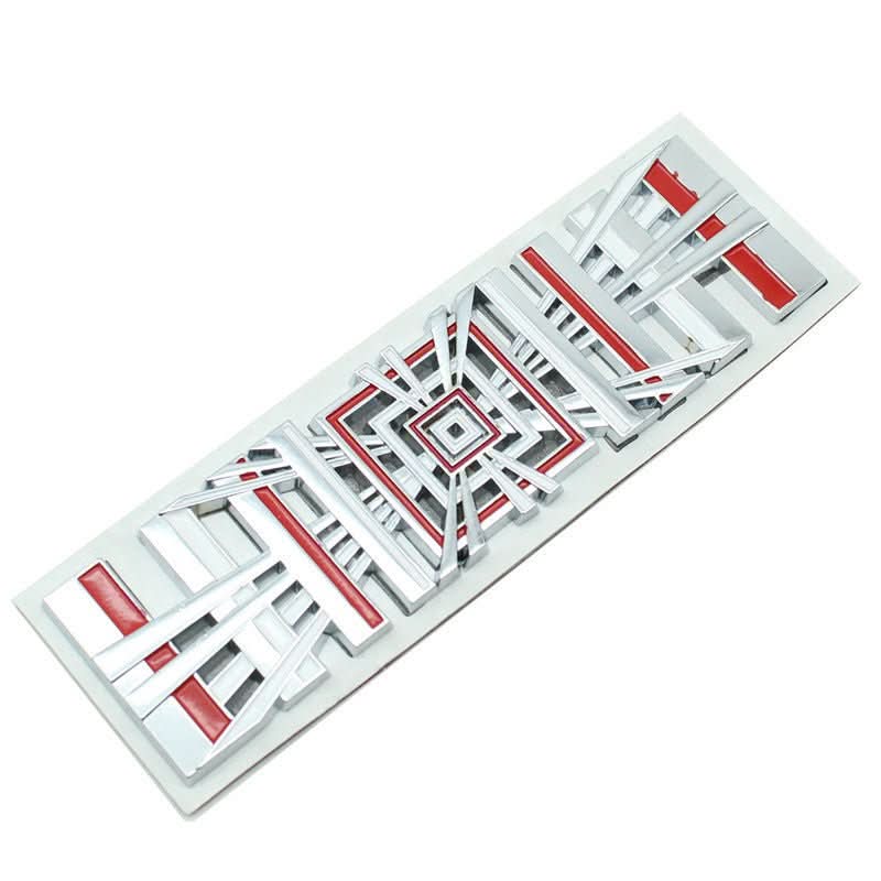 3D Metal Letter Emblem Badge | Multiple Styles | 3M Adhesive | Custom Lettering
