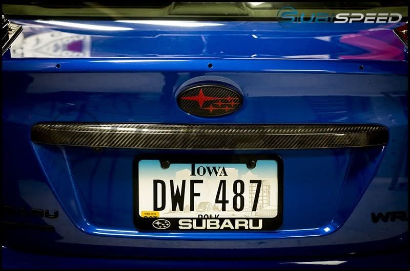 OLM Dry Carbon Fiber Trunk Finish - 2015 WRX 2015 STI