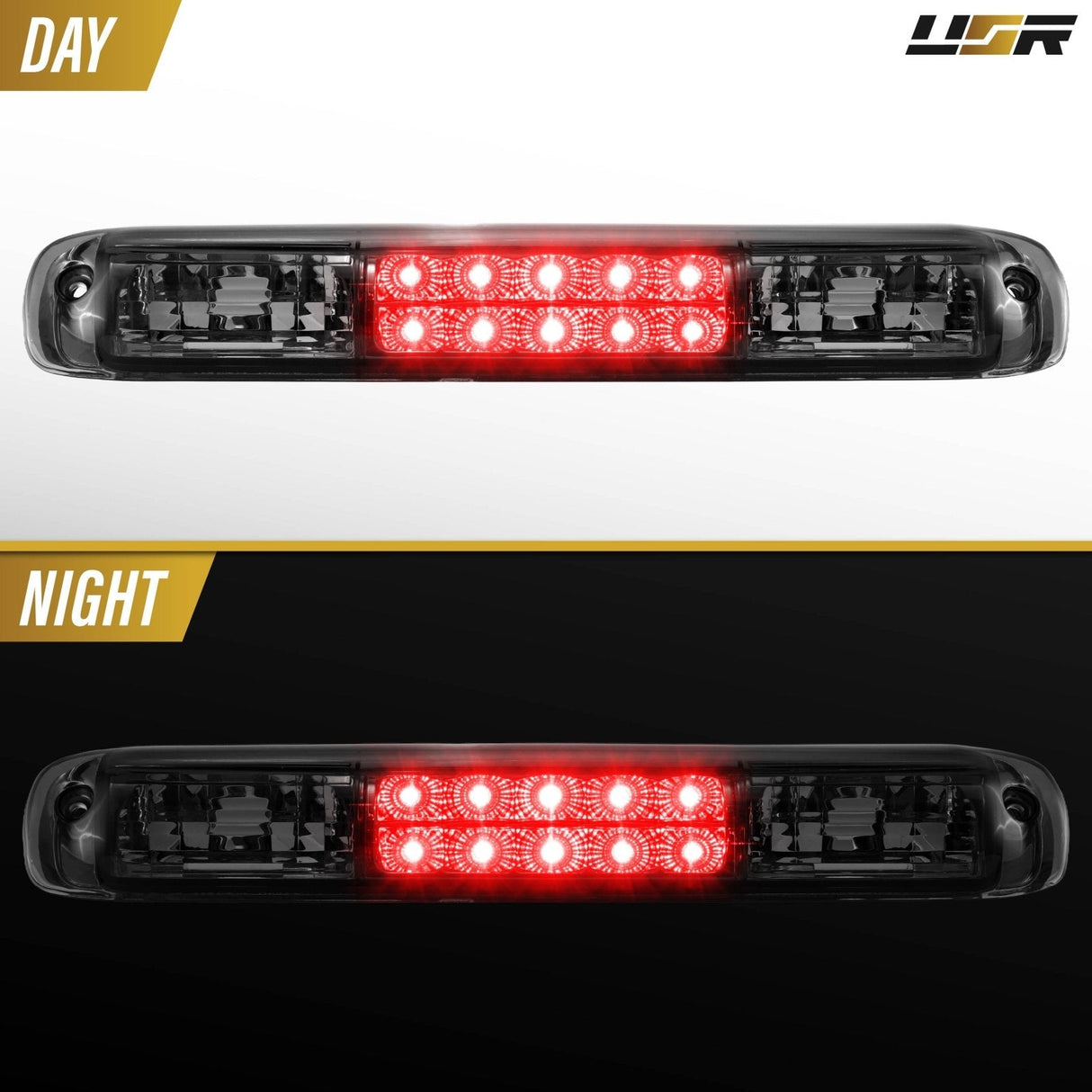 1999-2006 Chevrolet Silverado Smoke/Chrome LED 3rd Brake Light