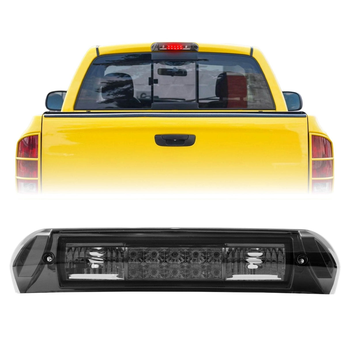 2002-2008 Dodge Ram Smoke/Chrome Led 3rd Brake Light