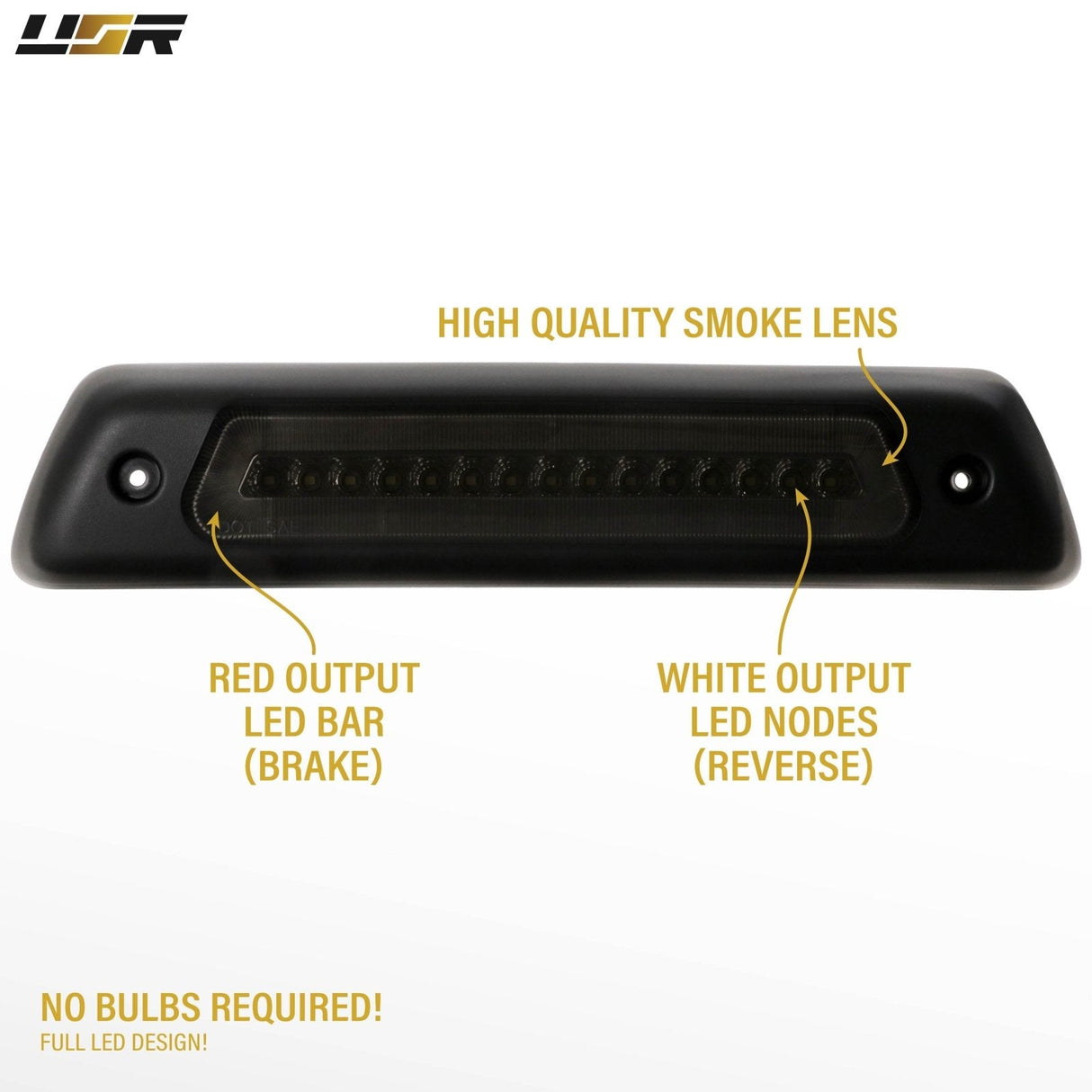 2009-2014 Ford F150 2 In 1 Light Bar Led 3rd Brake Light - Smoke