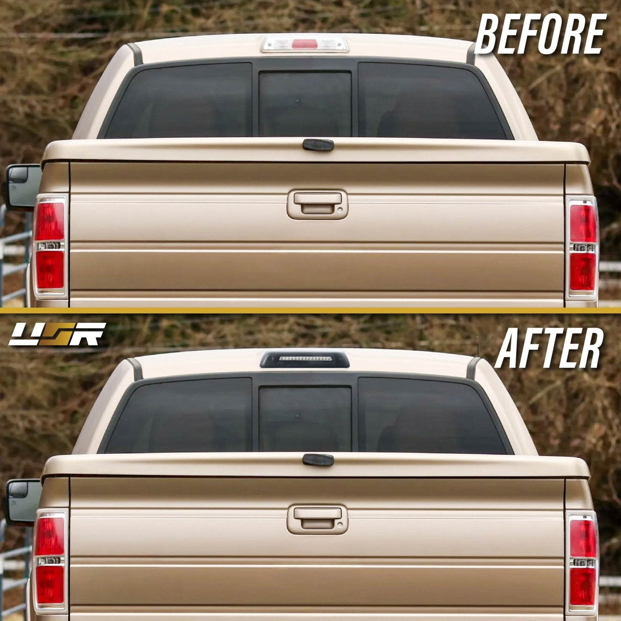 2009-2014 Ford F150 2 In 1 Light Bar Led 3rd Brake Light - Smoke