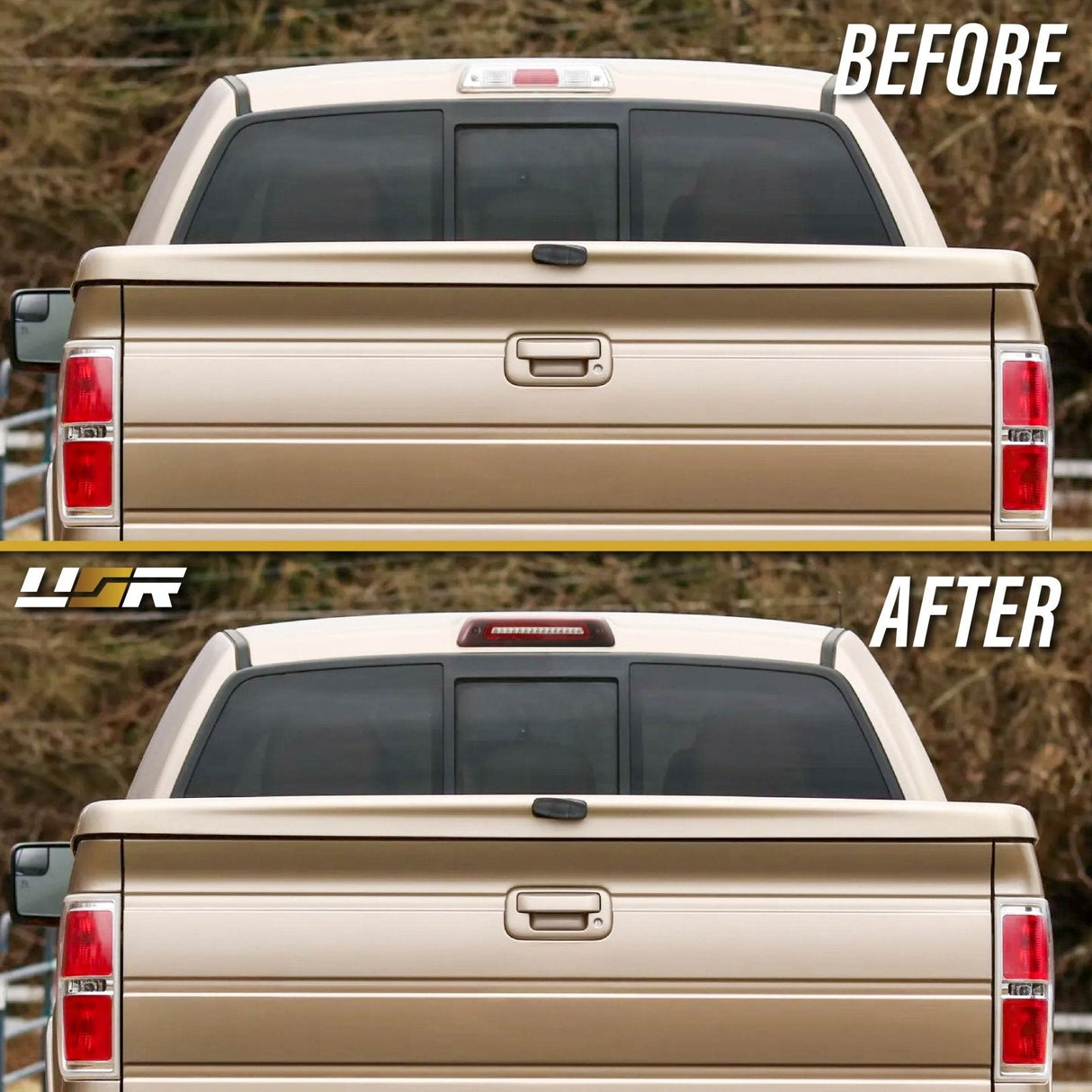 2009-2014 Ford F150 2 In 1 Light Bar Led 3rd Brake Light - Smoke
