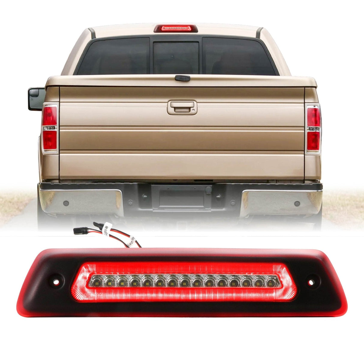 2009-2014 Ford F150 2 In 1 Light Bar Led 3rd Brake Light - Smoke