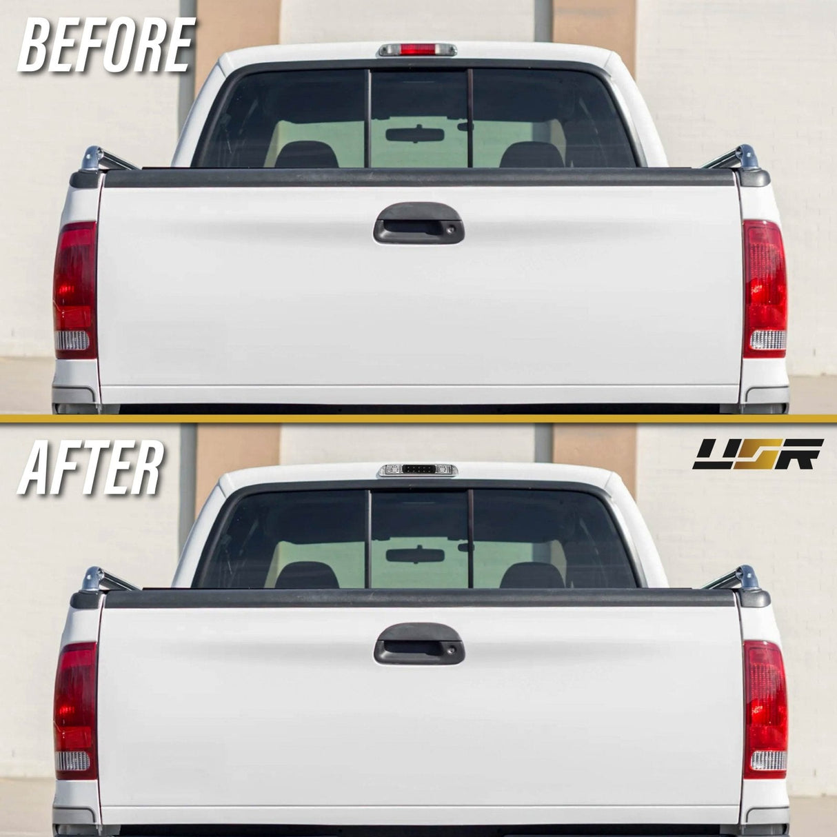 1999-2014 Ford F250/F350 & 93-11 Ranger Smoke/Black LED 3rd Brake Light