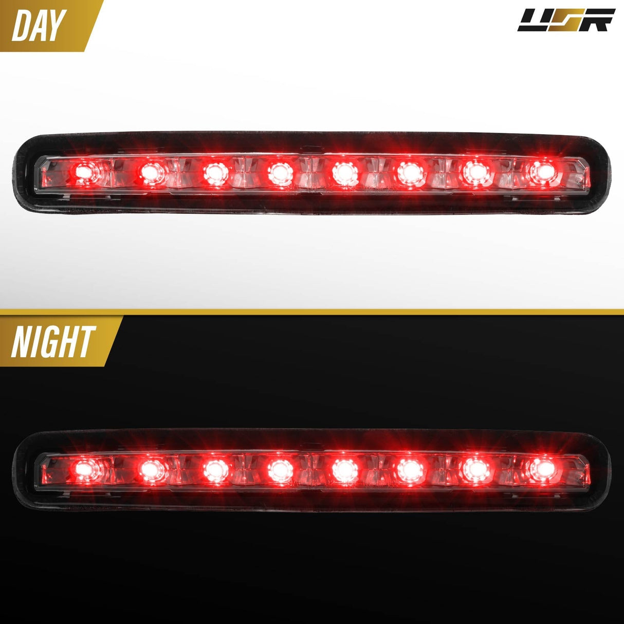 2005-2009 Ford Mustang Smoke/Chrome LED 3rd Brake Light
