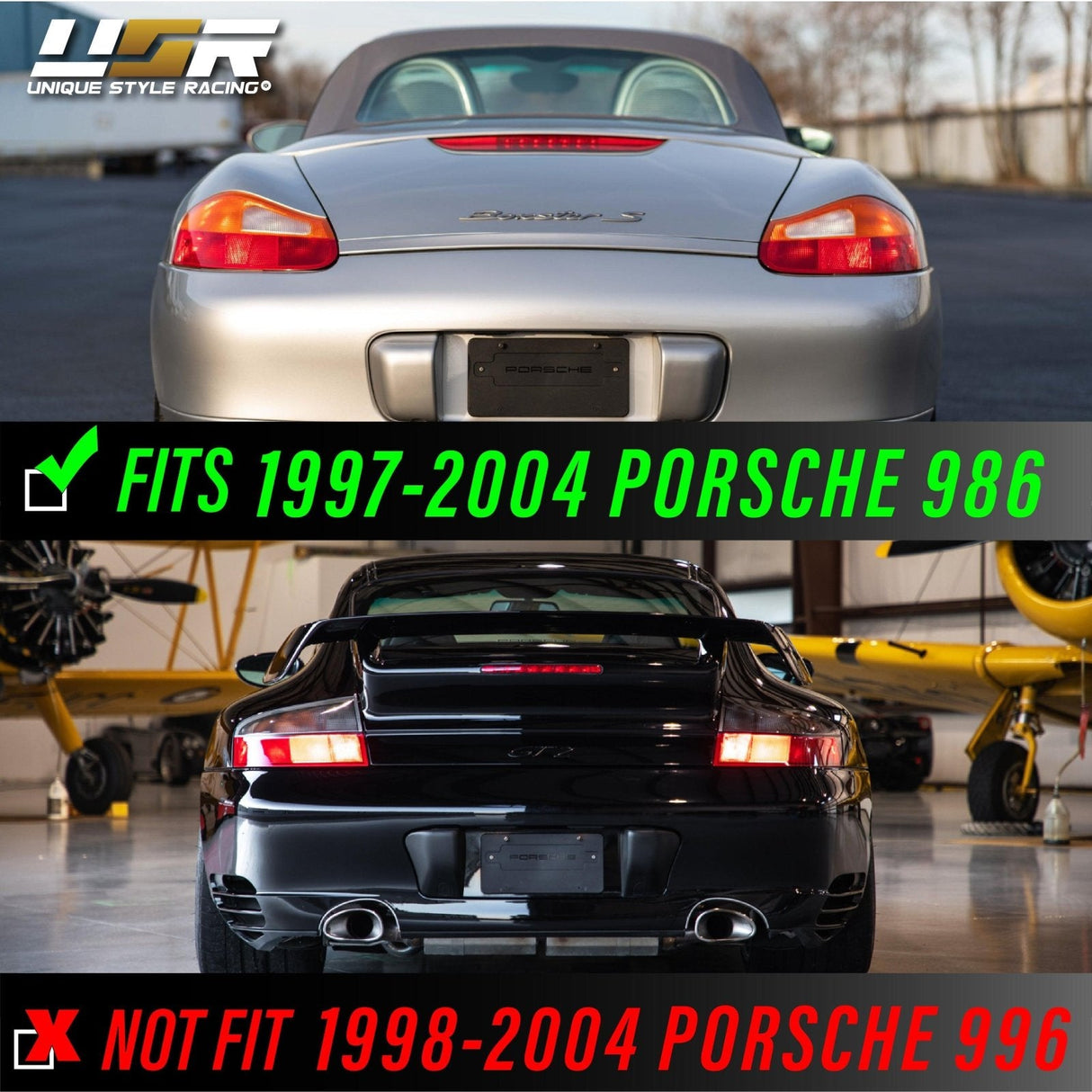 1997-2004 Porsche Boxster 986 3rd LED Brake Light - Smoke
