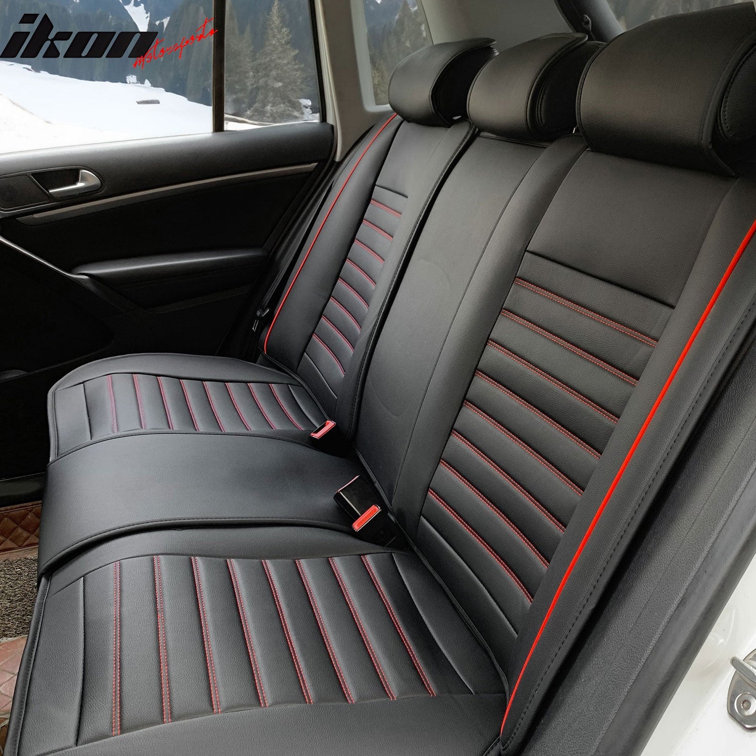 Universal Car Seat Covers Cushion Protecots PU Leather - 02 Style