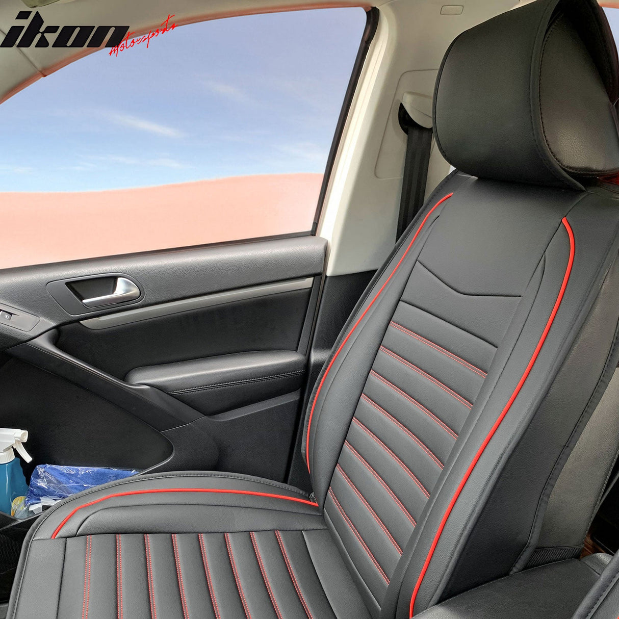 Universal Car Seat Covers Cushion Protecots PU Leather - 02 Style