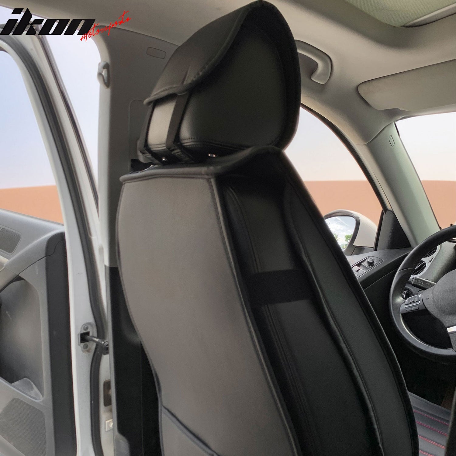 Universal Car Seat Covers Cushion Protecots PU Leather - 02 Style