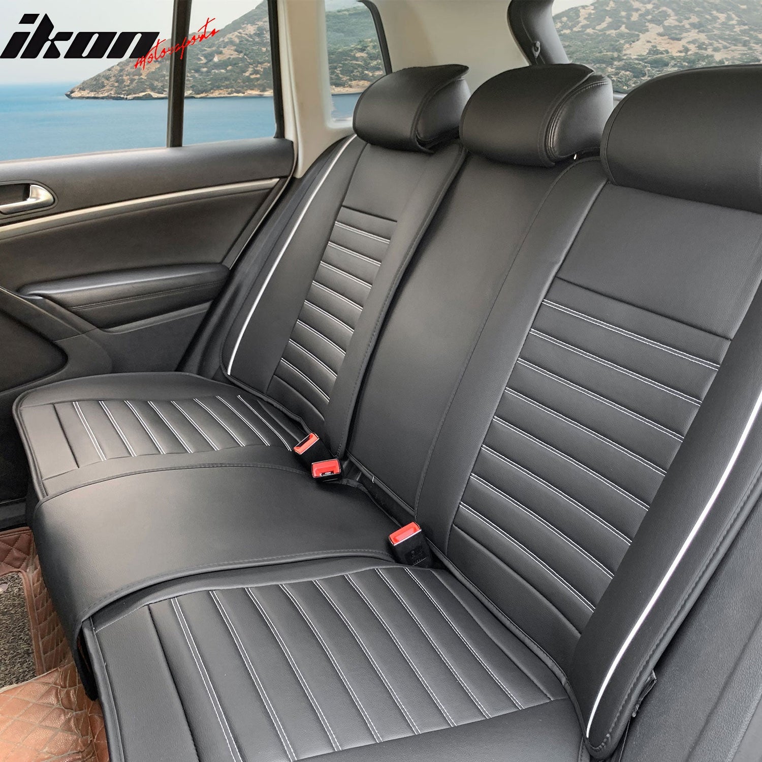 Universal Car Seat Covers Cushion Protecots PU Leather - 02 Style