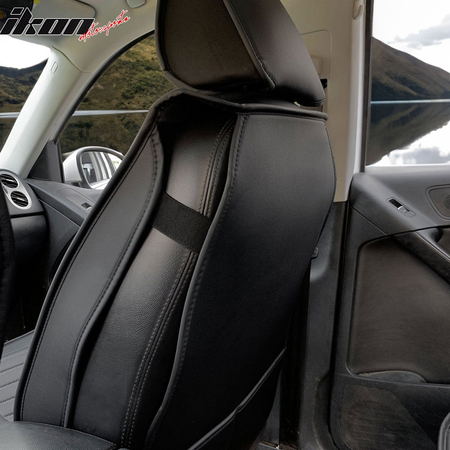 Universal Car Seat Covers Cushion Protecots PU Leather - 02 Style