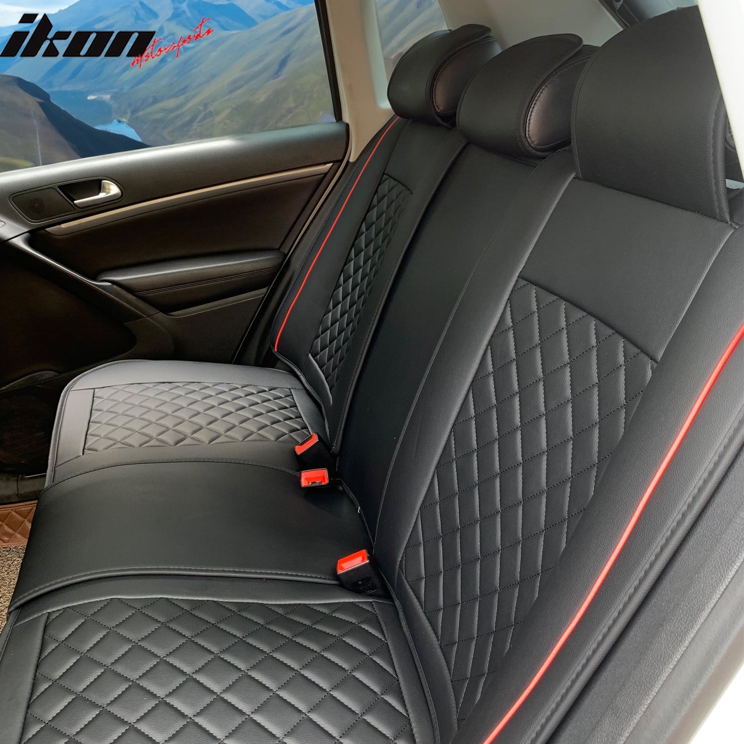 Universal Car Seat Covers Cushion Protecots PU Leather - 03 Style