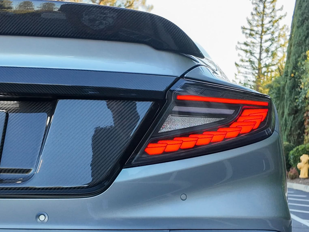 OLM Phantom-Spec LED Taillights (Clear Lens Red Optic) - 2022+ WRX