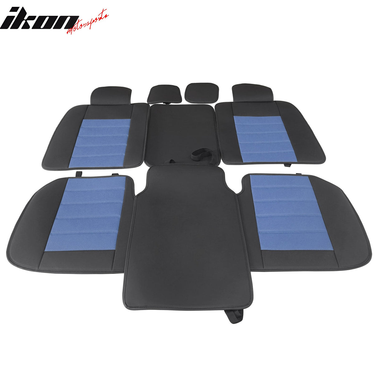 2009-2025 Ford F150 Crew Cab PU Leather Car Seat Cover w/ Pocket