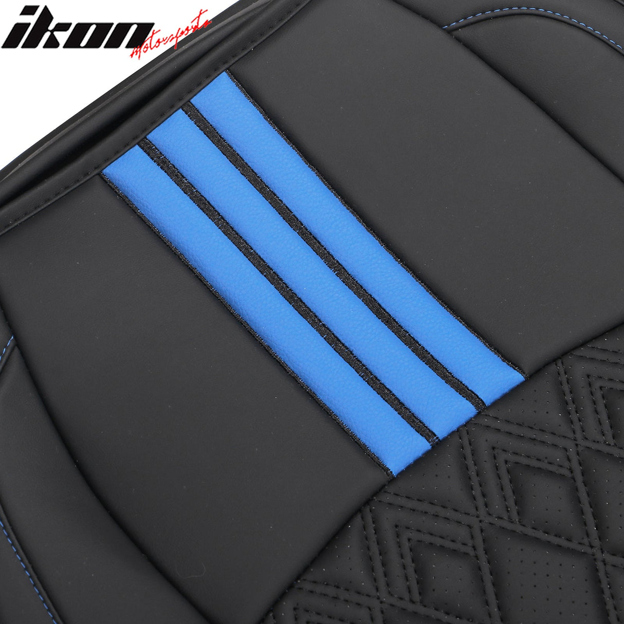 2016-2021 Honda Civic Seat Covers PU Leather Car Cushion w/ Lumbar