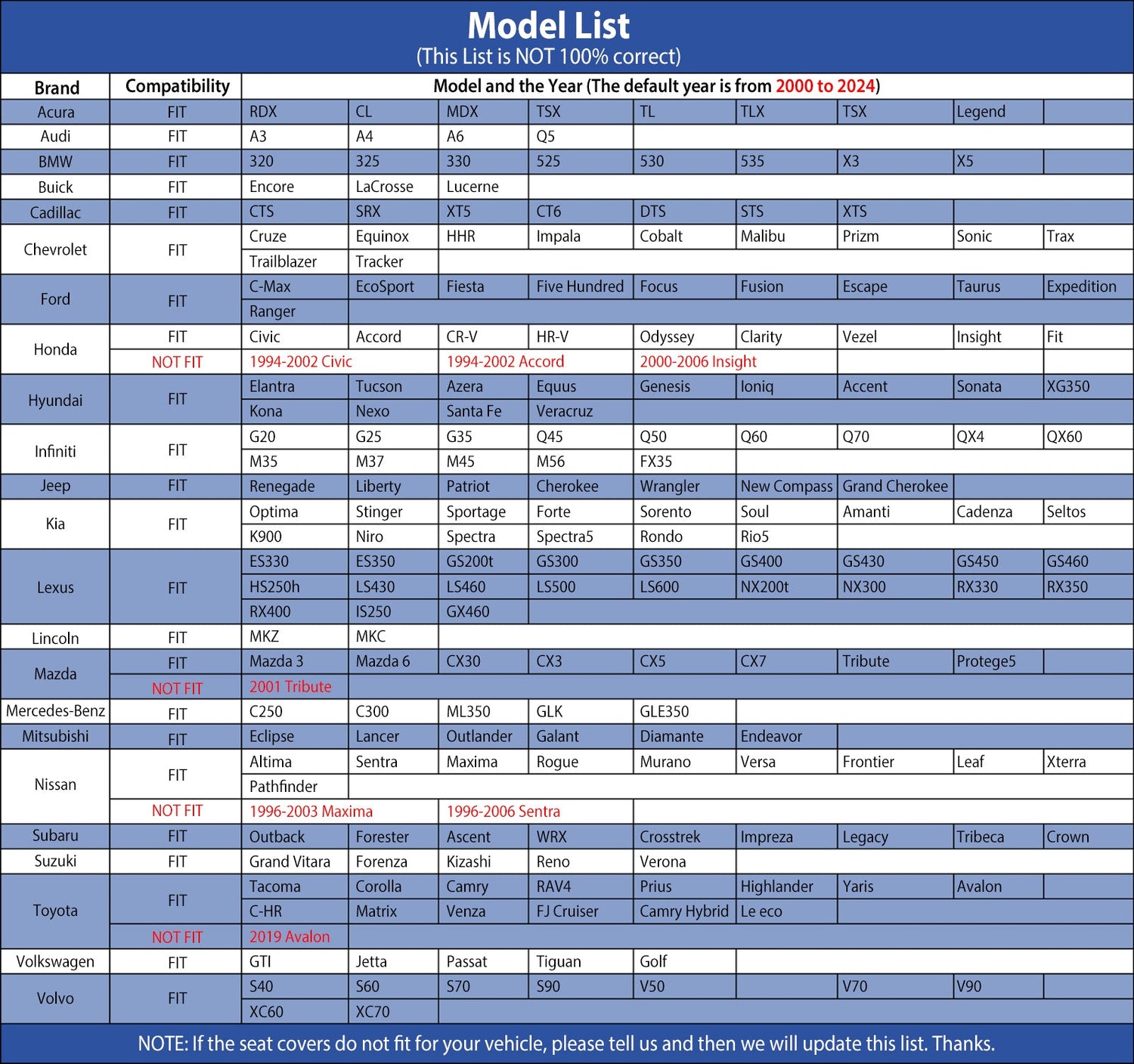 Universal Car Seat Covers Cushion Protecots PU Leather - 02 Style