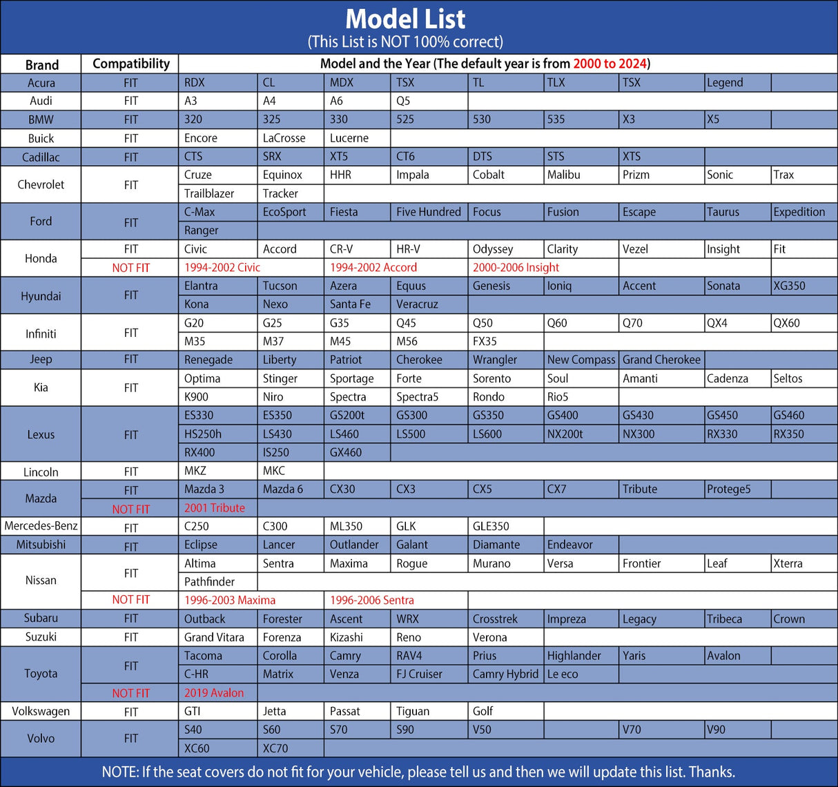 Universal Car Seat Covers Cushion Protecots PU Leather - 03 Style