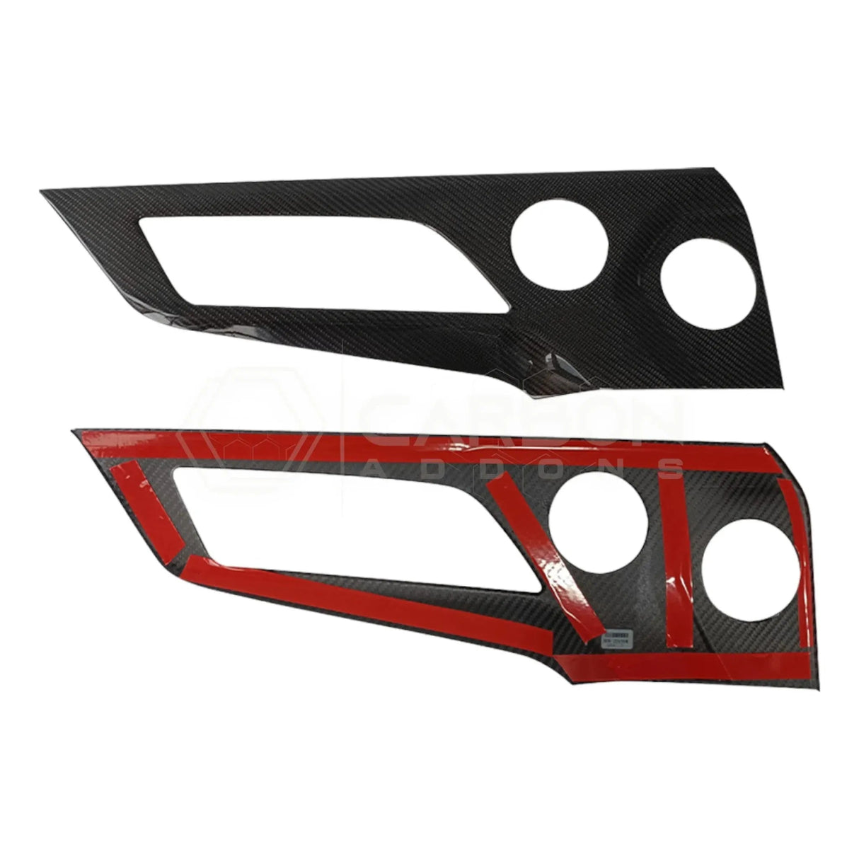 2024+ S650 Mustang Hard Carbon Fiber Door Handle/Speaker Panel Trim Cover