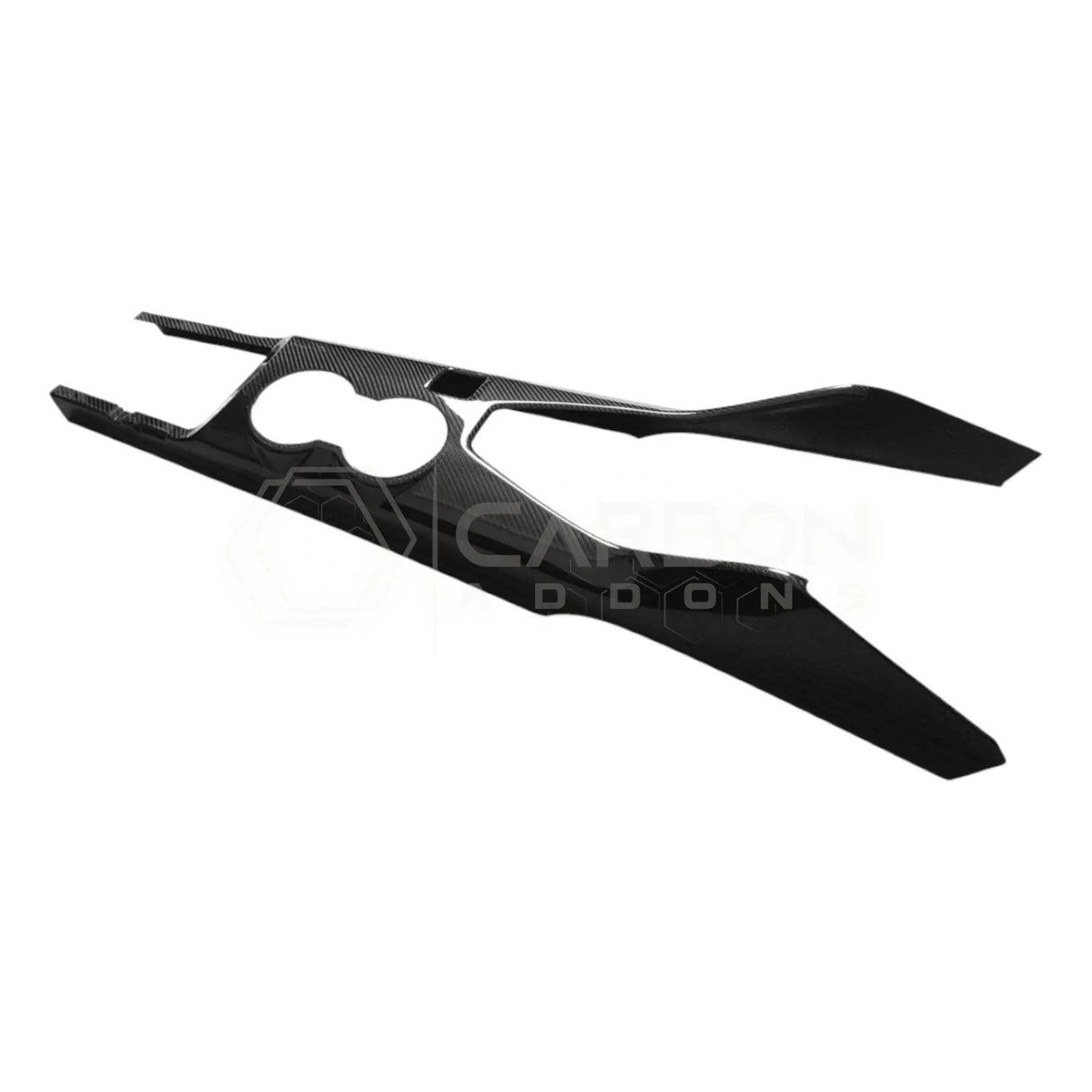 2024+ S650 Mustang Hard Carbon Fiber Center Console Trim Cover