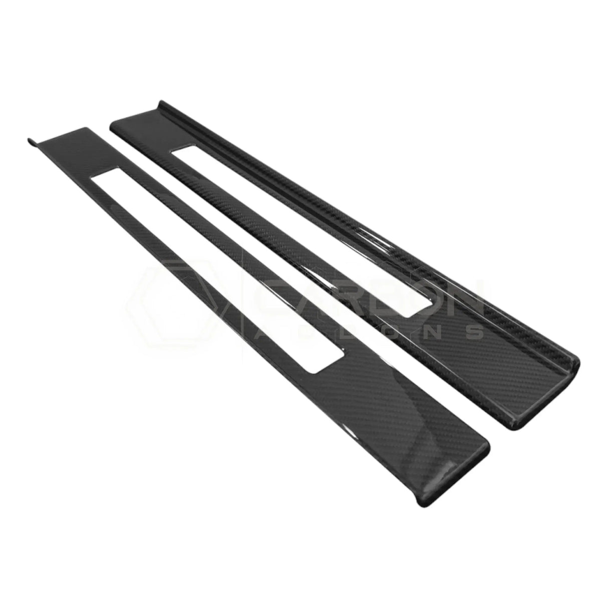 2024+ S650 Mustang Hard Carbon Fiber Door Sills Trim Cover