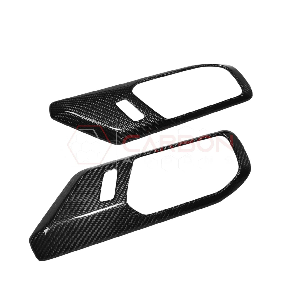 2021+ Bronco Real Carbon Fiber Interior Door Handle Trim Covers