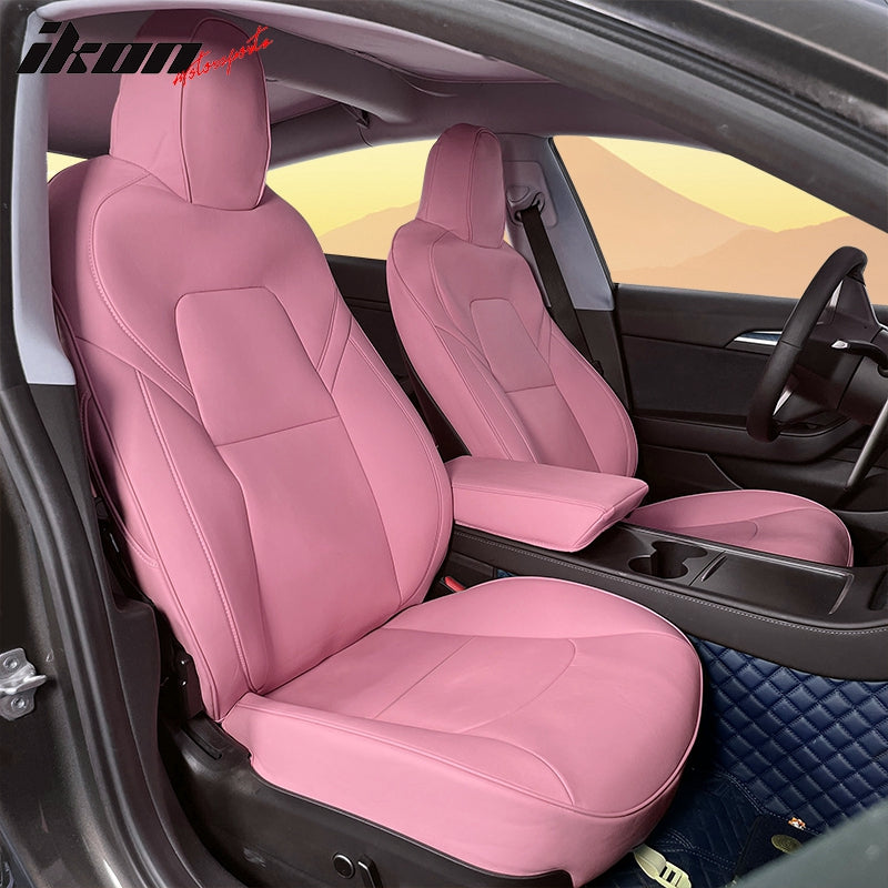 2017-2023 Tesla Model 3 Front Rear 5-Seat Seat Covers Leather