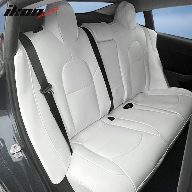 2017-2023 Tesla Model 3 Front Rear 5-Seat Seat Covers Leather