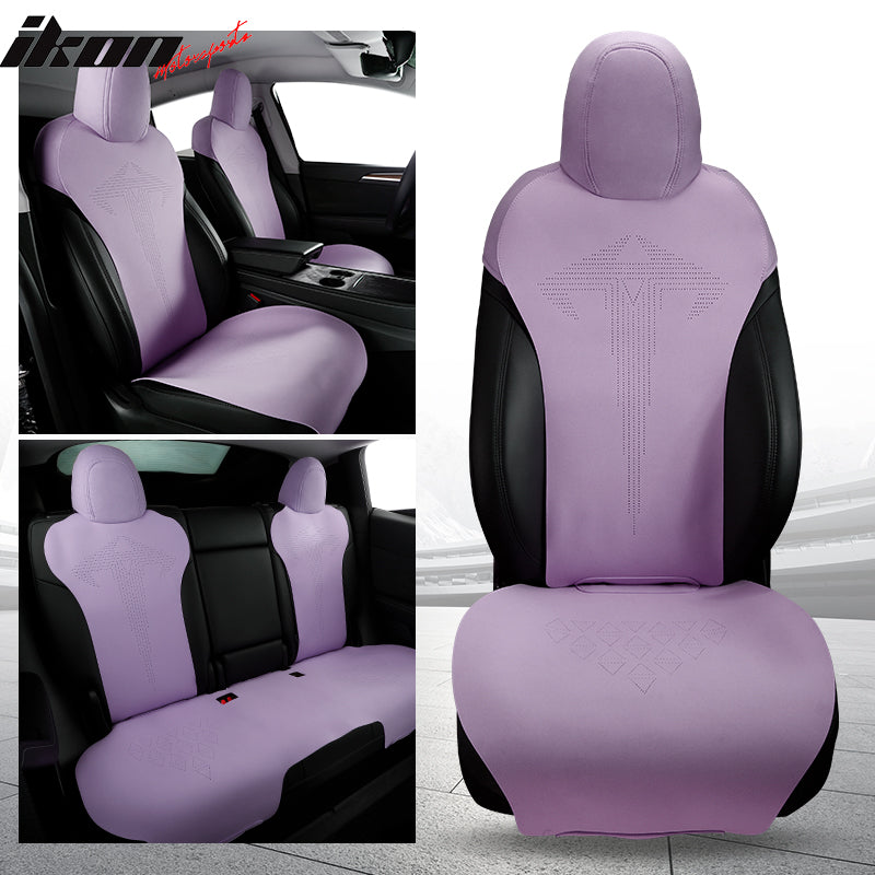 2017-2023 Tesla Model 3 Seat Covers Cushions V1 Suede Leather