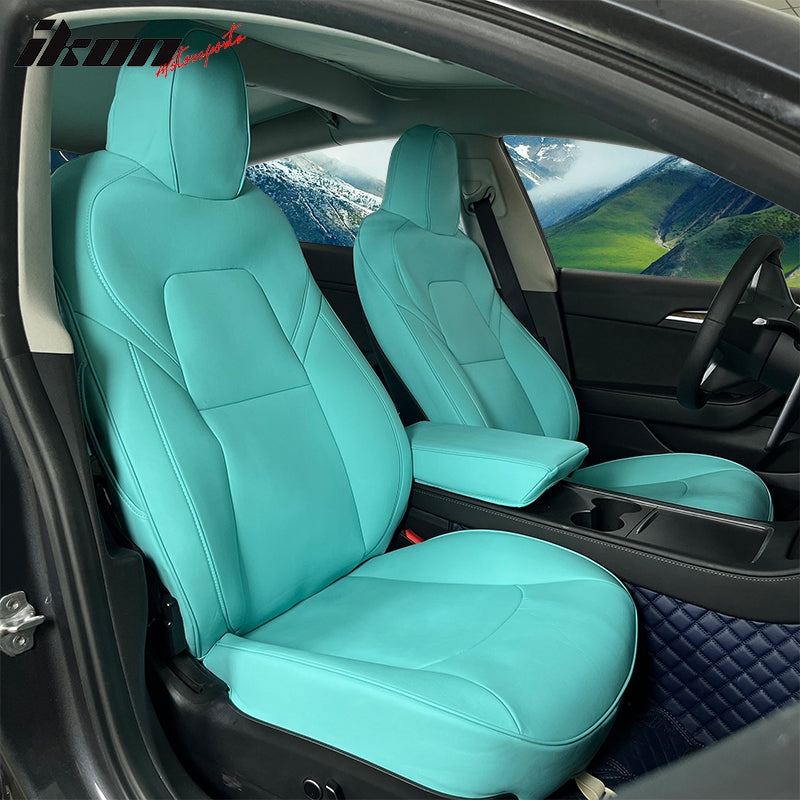 2020-2024 Tesla Model Y Front Rear 5-Seat Seat Covers Leather