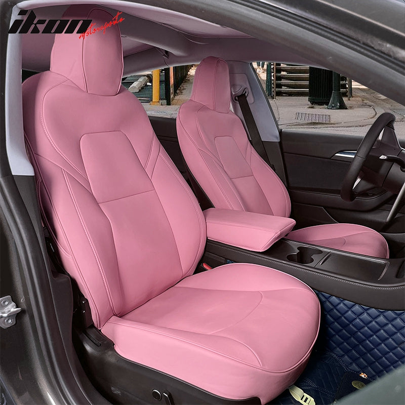 2020-2024 Tesla Model Y Front Rear 5-Seat Seat Covers Leather