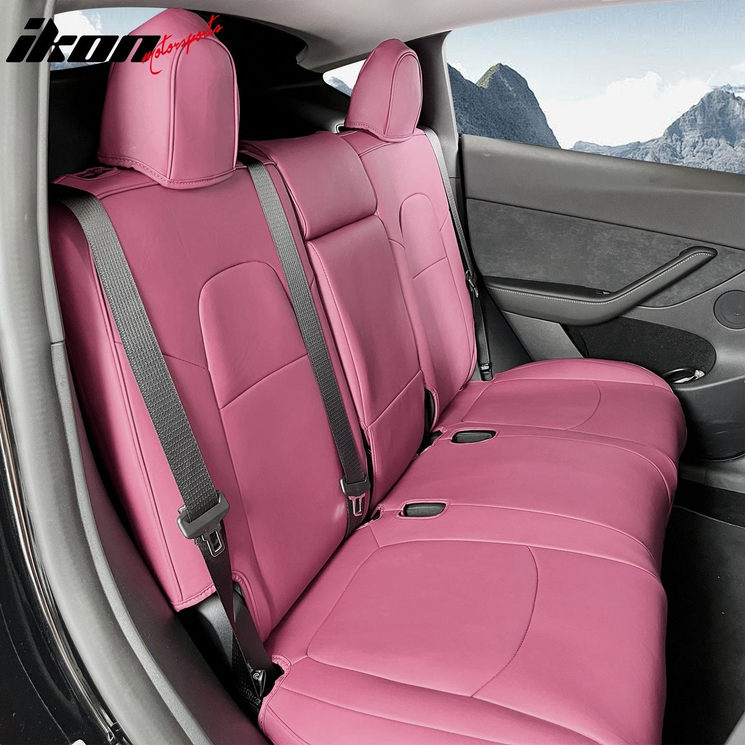 2020-2024 Tesla Model Y Front Rear 5-Seat Seat Covers Leather