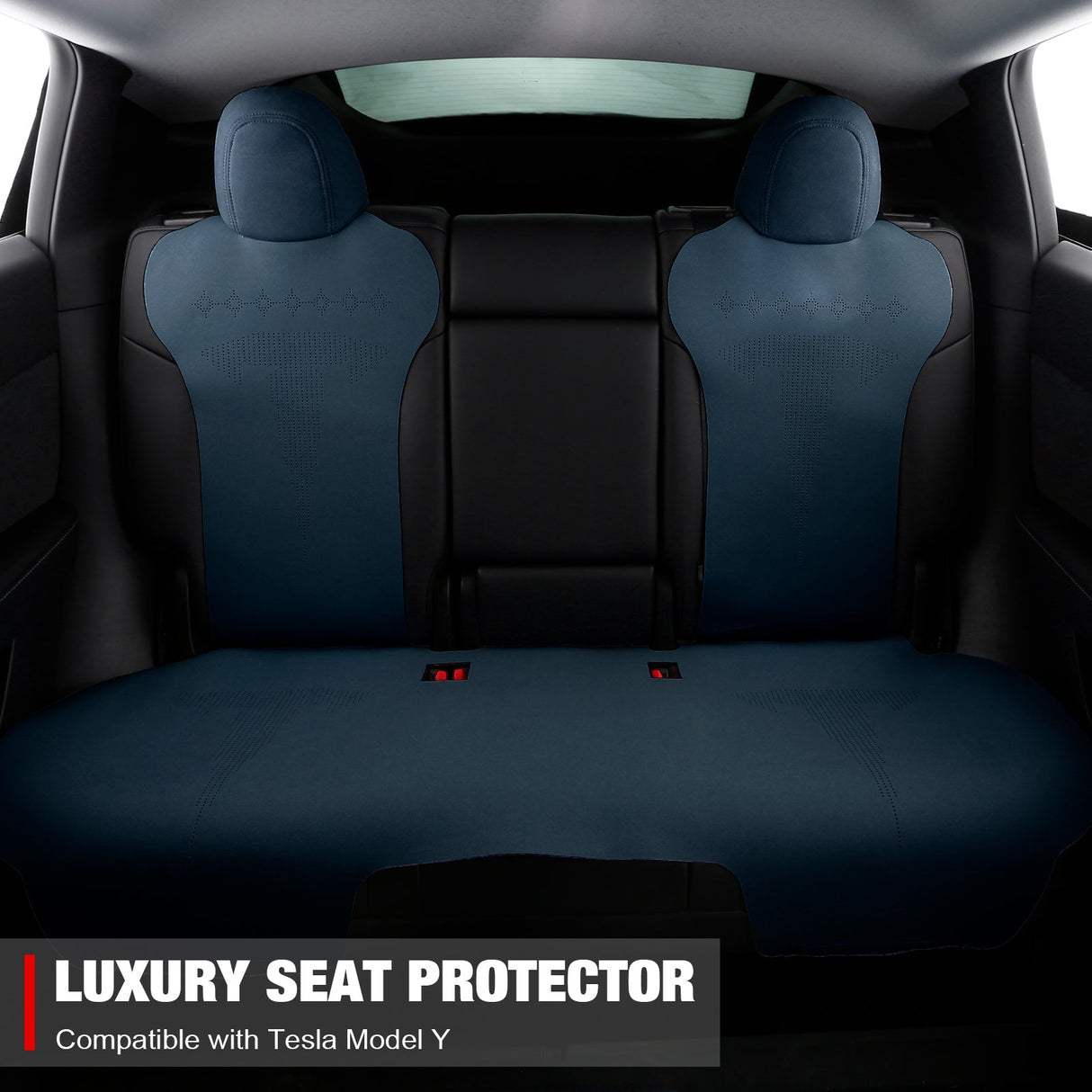 2020-2024 Tesla Model Y Seat Covers Cushions V2 Suede Leather