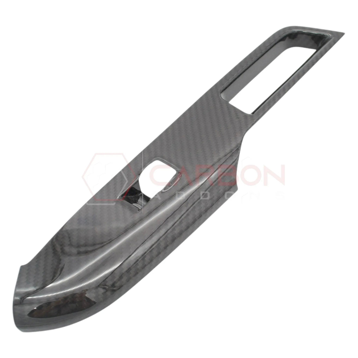 2024+ S650 Mustang Hard Carbon Fiber Window Switch Control Trim Cover | V2