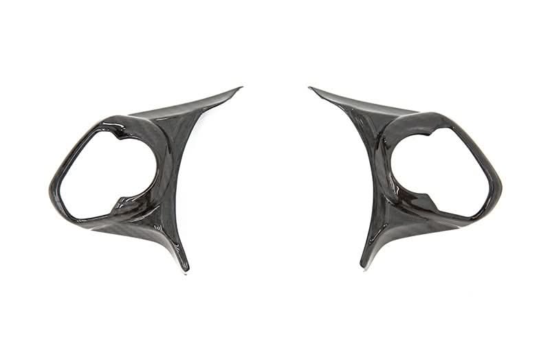 OLM LE Dry Carbon Fiber Steering Wheel Covers - 2017-2024 Subaru BRZ / Toyota GR86
