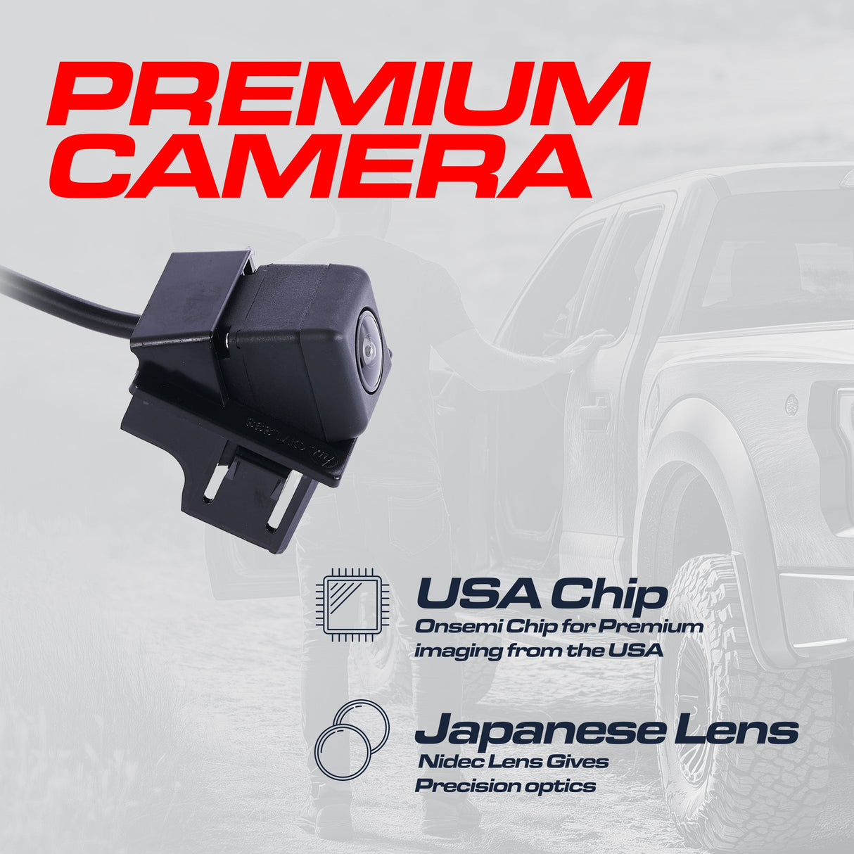 Chevrolet Spark (2016-2022) OEM Replacement Backup Camera OE Part # 42477239, 95392692