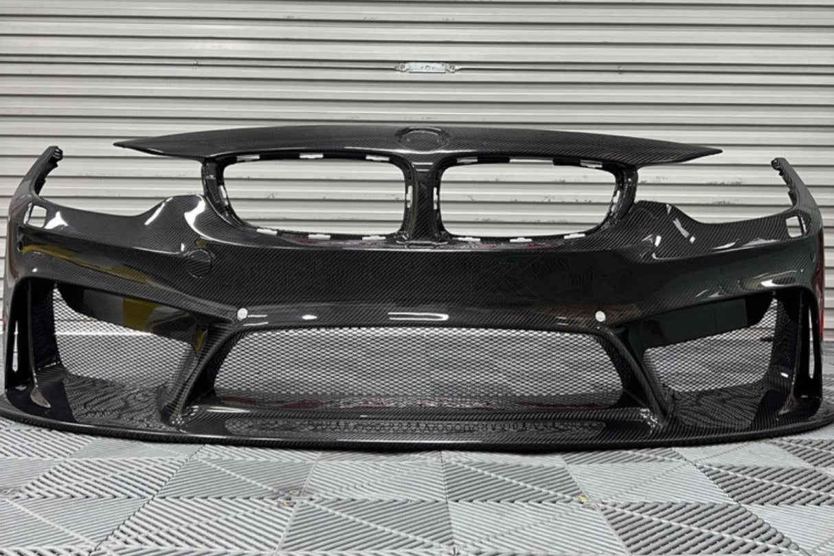 BMW 3 Series F80 F82 F83 Carbon Fiber 3D Front Bumper (2011-2019)
