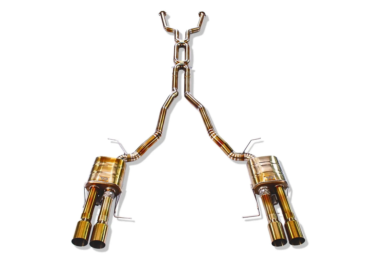 BMW E60 M5 E63 M6 Performance Exhaust System Double X-Pipe - Yonristic Performance