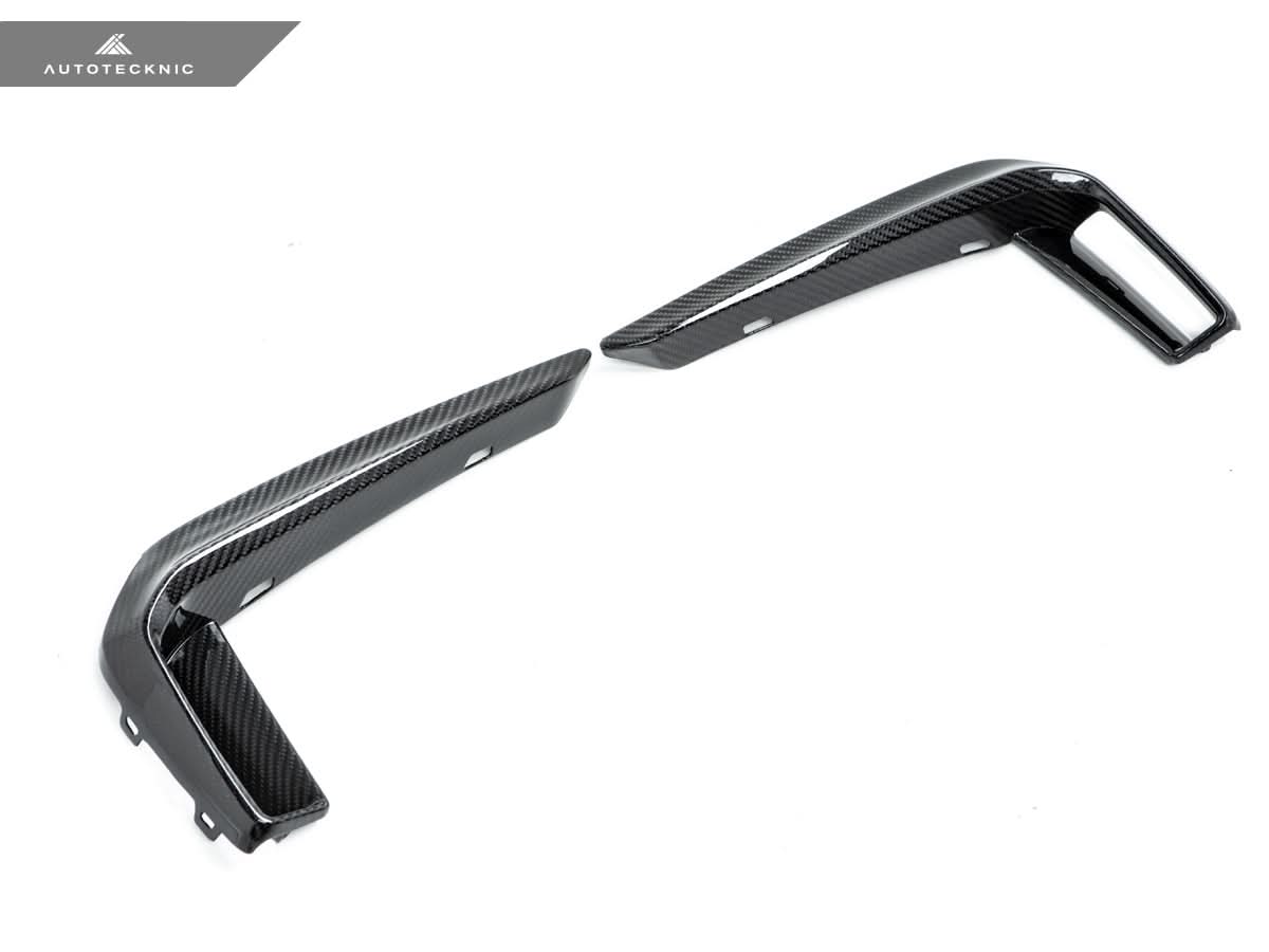 AutoTecknic Dry Carbon Front Bumper Trim - G30 5-Series M-Sport