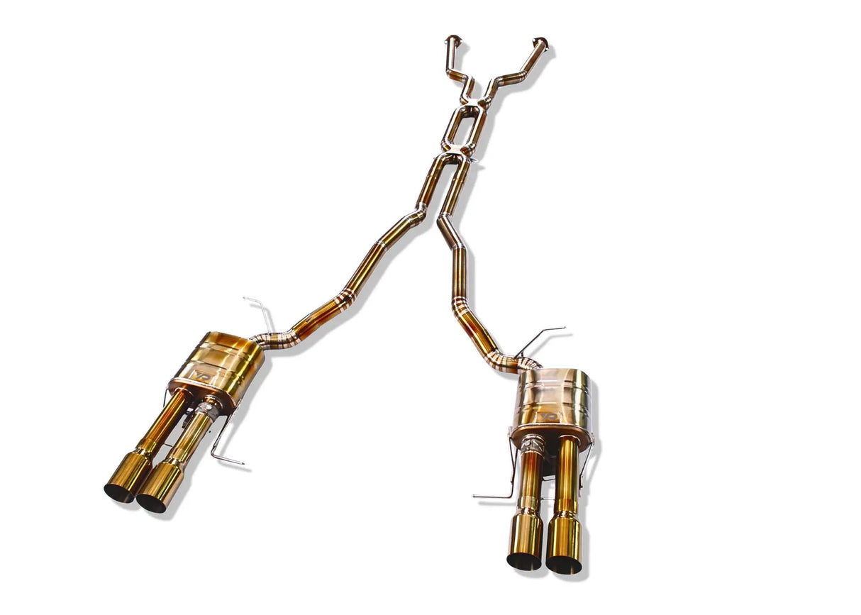 BMW E60 M5 E63 M6 Performance Exhaust System Double X-Pipe - Yonristic Performance