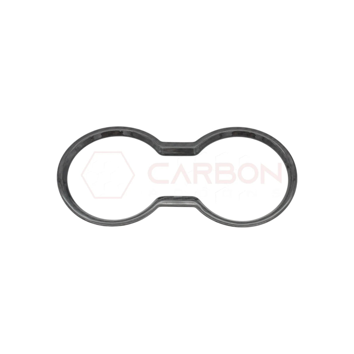 2024+ S650 Mustang Hard Carbon Fiber Cup Holder Trim Cover