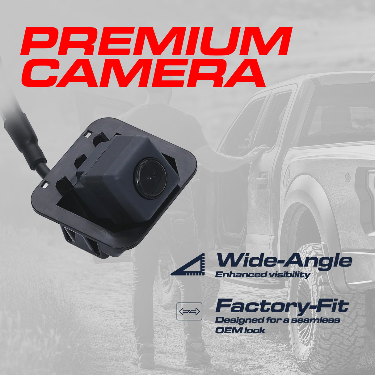 Chevrolet Traverse w/o Video Display Mirror (2018-2019) OEM Replacement Backup Camera OE Part # 23165926