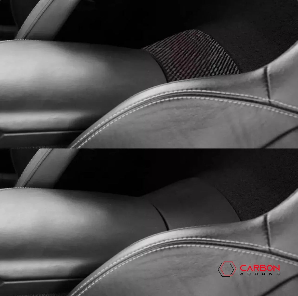 C7 Corvette 2014-2019 Rear Center Console Carbon Fiber Overlay