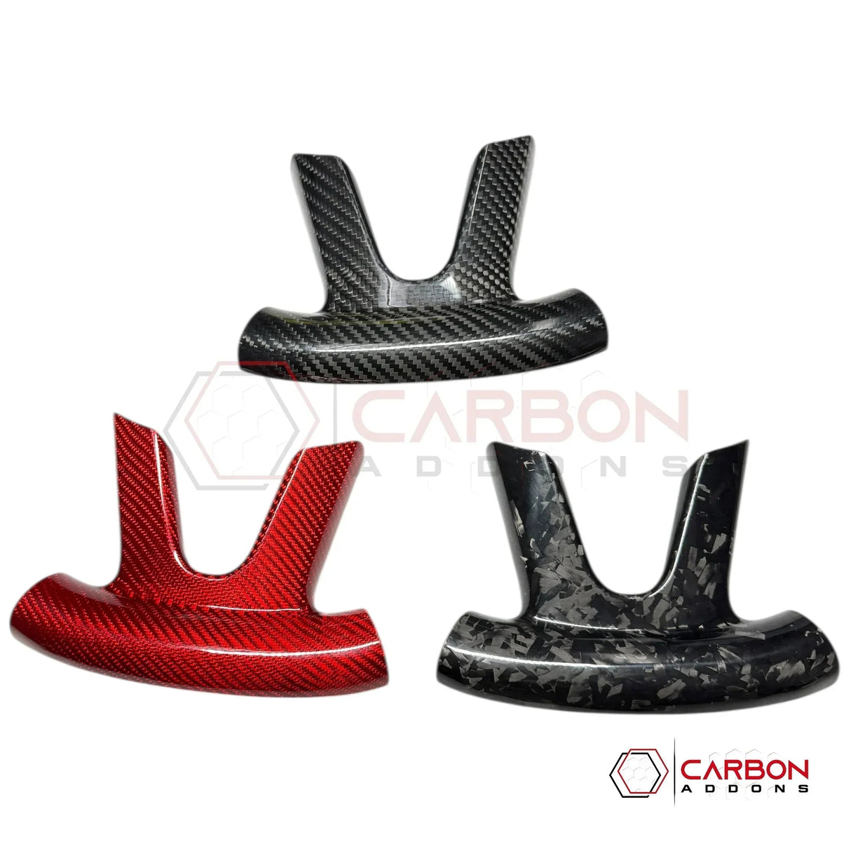 Dodge SRT Charger Challenger Durango 2015+ Carbon Fiber Bottom Lower Steering Wheel Trim Cover