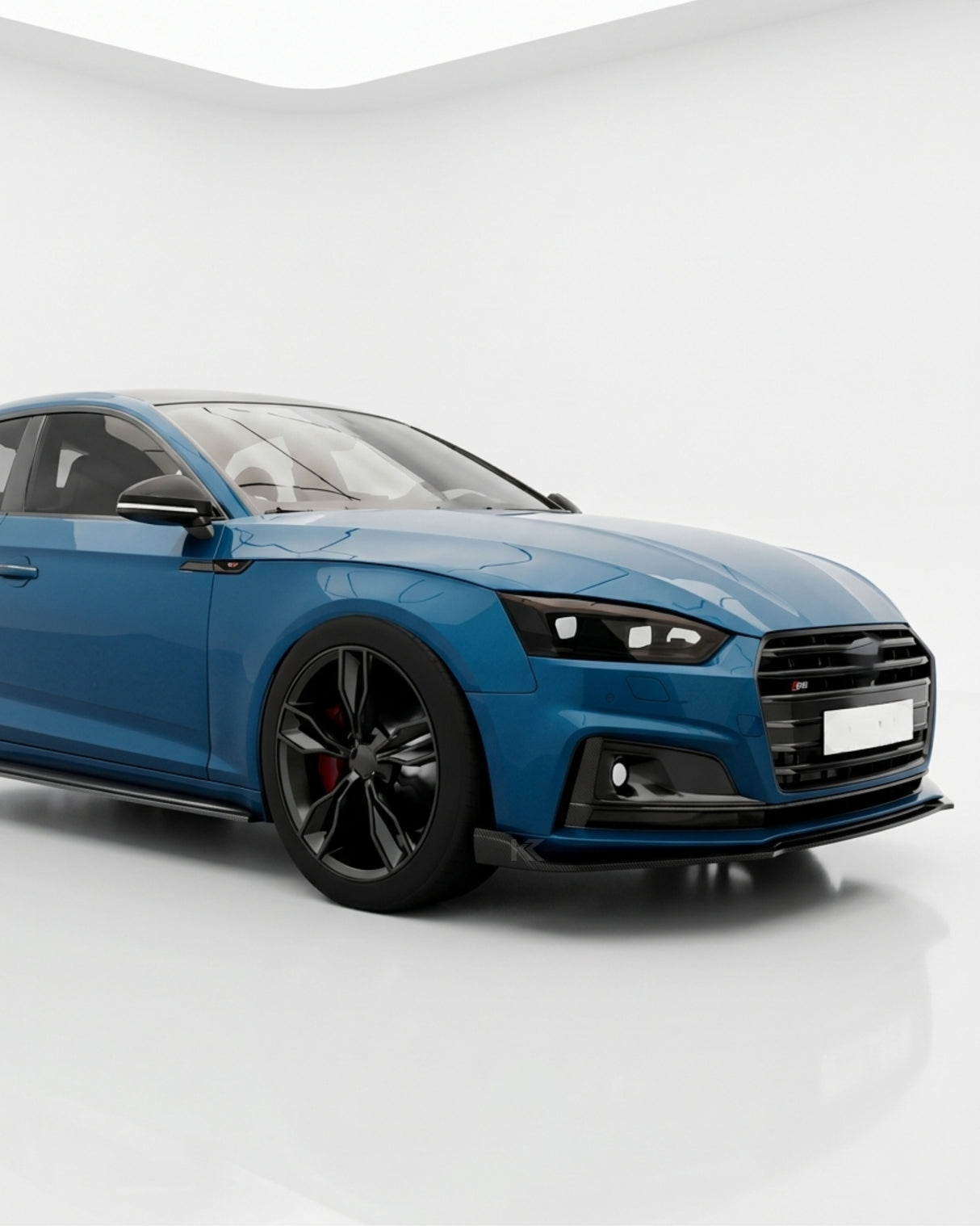 2017–2019 Audi A5 S-Line / S5 B9 Coupe & Sportback Front Lip Splitter – Carbon Fiber